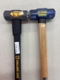 Lot of 2 NEW Assorted Sledge Hammers