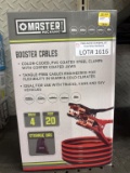 NEW Master Mechanic 4ga 20' Booster Cables