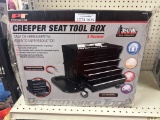 NEW Performance Tool Creeper Seat Tool Box
