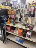 Section of NEW Assorted Auto Cleaning Accessories