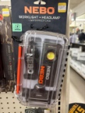 Lot of 2 NEW NEBO Worklight + Headlamp