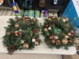 Box Lot of NEW Assorted Christmas Wreaths and More