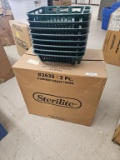 Lot of 2 NEW Basket Weave 3 Drawer Storage & Bins