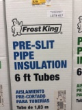 12+/-pcs Frost King Poly-Foam Pre-Slit Pipe