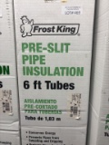 48+/-pcs Frost King Poly-Foam Pre-Slit Pipe