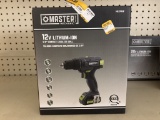 NEW Master Mechanic 12V Compact Cordless Drill Kit