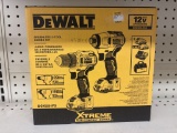 NEW DEWALT XTREME 12V MAX* Cordless Drill Kit