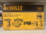 NEW Dewalt 20V MAX Cordless 4 Tool Combo Kit