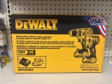 NEW Dewalt 20V MAX* XR® Cordless Drill/Impact Kit