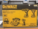 NEW Dewalt 20V MAX Cordless 4 Tool Combo Kit