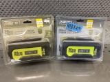 NEW Master Mechanic 2pk 20V Lithium Ion Battery