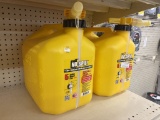 Lot of 2 No-Spill 5 Gallon Diesel Cans