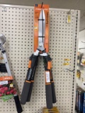 Lot of 2 NEW Fiskars Telescoping Hedge Shears