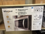 NEW Whirlpool 1.9cf SS Microwave Hood Combination