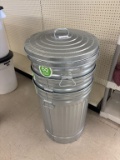 Lot of 3 Behrens Metal Trash Cans