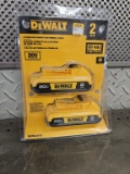 NEW Dewalt 2 Pack 20V Batteries