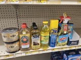Shelf Lot of Cleaning Supplies