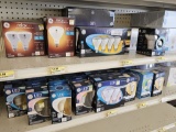 Shelf Lot of Assorted NEW LED Recessed Bulbs