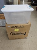 NEW 6ct Sterilite 64qt Latching Boxes