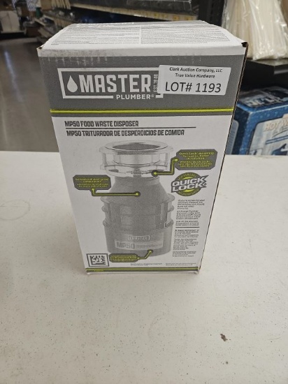 NEW Master Mechanic MP50 Food Waste Disposer