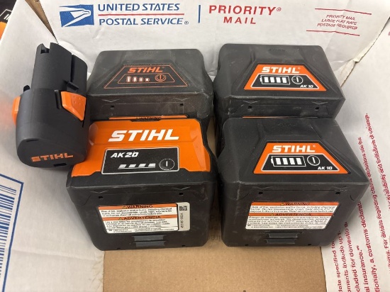 Lot of NEW Stihl Assorted Batteries