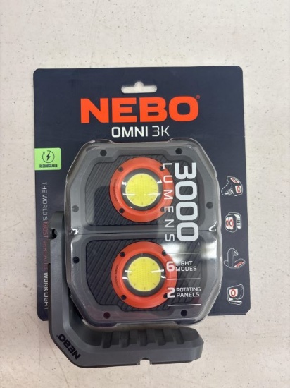 NEW Case of 6 NEBO Omni-K 3000 Lumens