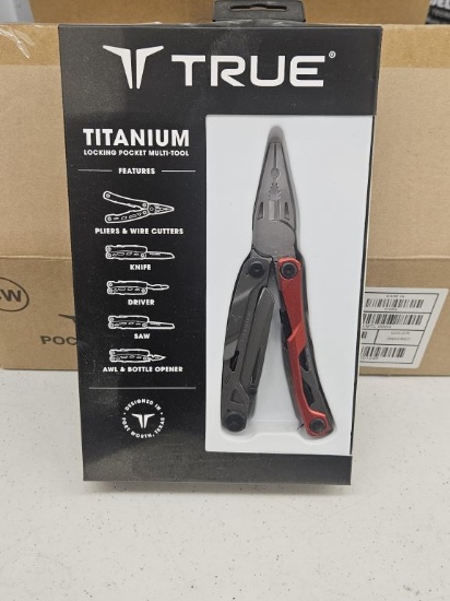 NEW True Titanium Locking Pocket Multi-Tool