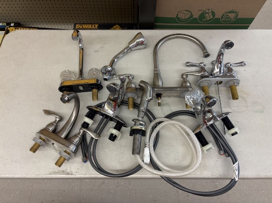 Box Lot of Assorted Display Faucets