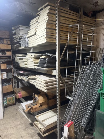 Huge Lot of Assorted Gondola Shelving