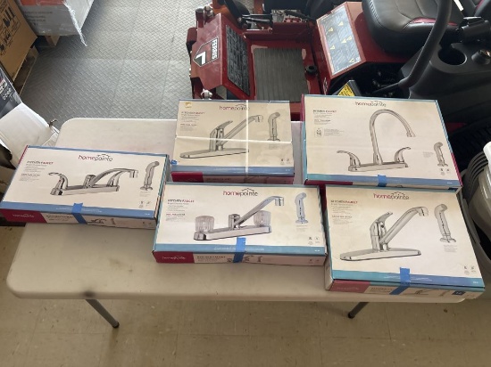 Lot of 5 NEW Homepointe Faucets