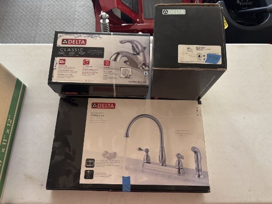 Lot of 3 NEW Delta Faucets