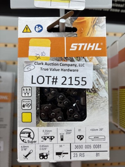 Lot of 5 STIHL Rapid Super Chainsaw Chains