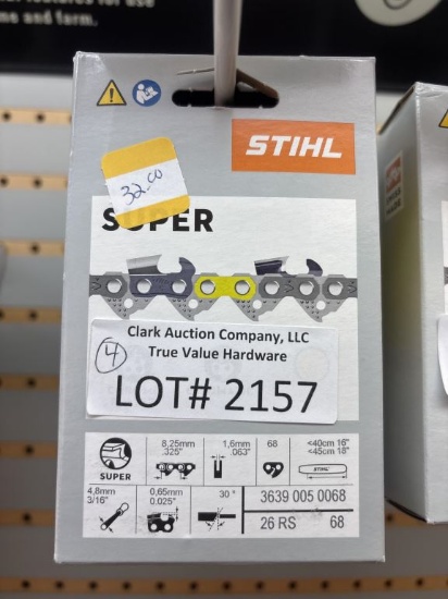 Lot of 4 Stihl Rapid Super Chainsaw Chain
