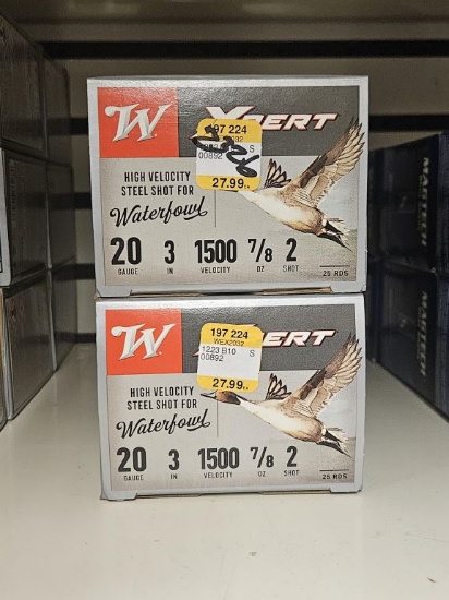 150rds Winchester X-Pert Waterfowl 20ga