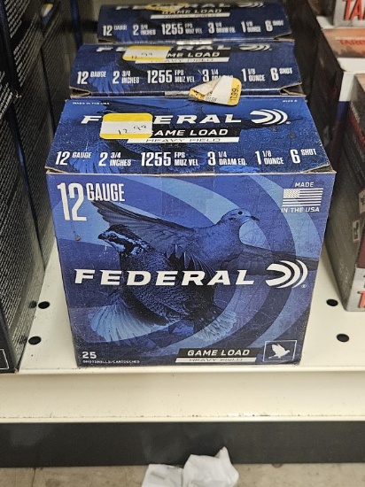 75rds Federal 12ga Game Load