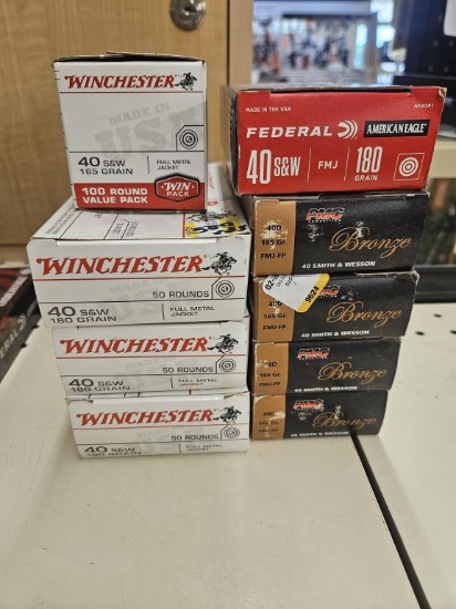 500rds Assorted .40S&W Ammo
