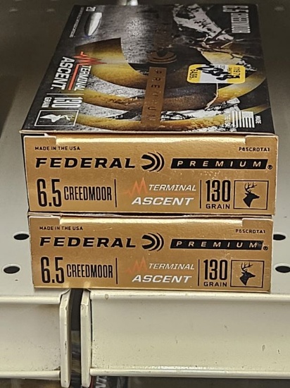 40rds Federal Premium 6.5 Creedmoor 130gr Terminal