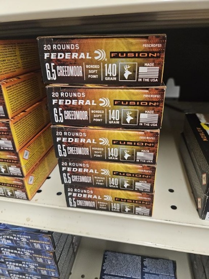 20rds Federal Fusion 6.5 Creedmoor 140gr BSP