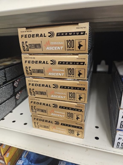 20rds Federal Premium 6.5 Creedmoor 130gr