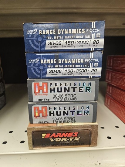 100rds Assorted 30-06SPRG Ammo