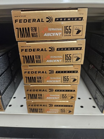 20rds Federal Premium 7mm Rem Mag 155gr Terminal