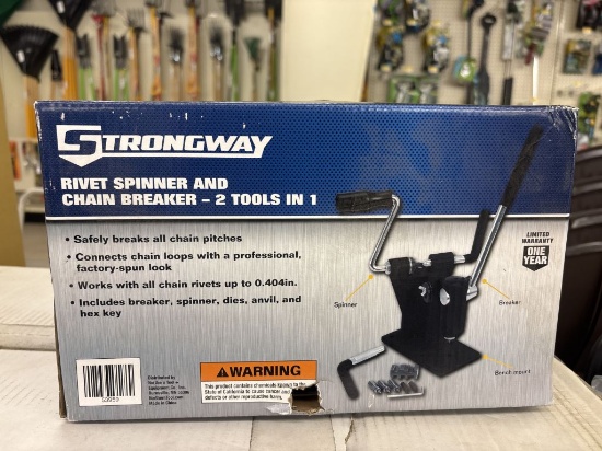 NEW Strongway Rivet Spinner and Chain Breaker