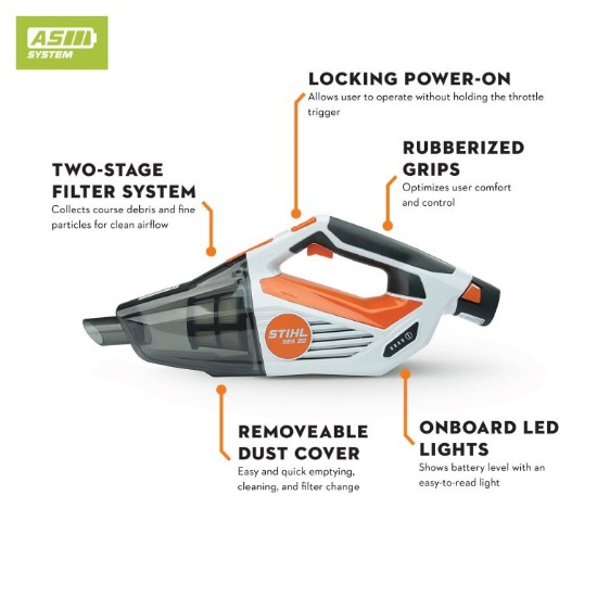 NEW Stihl SEA 20 Handheld Vacuum Kit