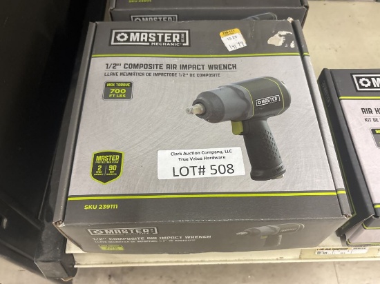 NEW Master Mechanic, Composite Air Impact Wrench,
