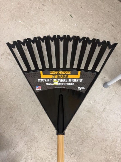NEW True Temper Poly Leaf Rake