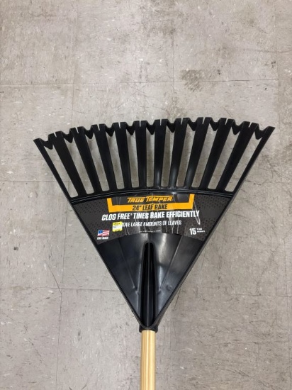 NEW True Temper Poly Leaf Rake