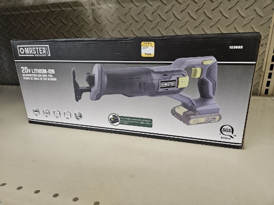 NEW Master Mechanic 20V Lithium Reciprocating Saw