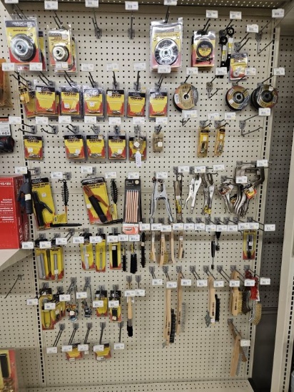 Shelf of NEW Assorted Hot Max Welding Accessories