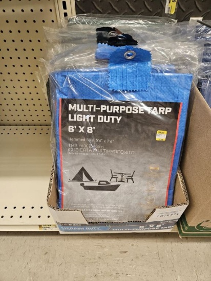 NEW (2) 6X8 LD and (9) 8X10 MD Tarps