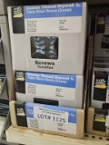 Lot of 4 Boxes of Coarse Drywall Screws 5lb